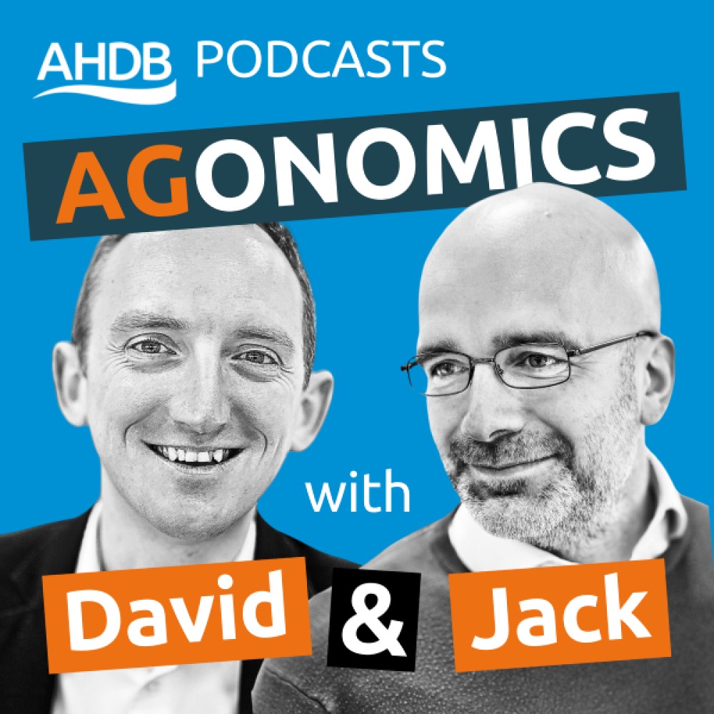 Head shots of David Eudall and Jack Watts with the Agonomics logo